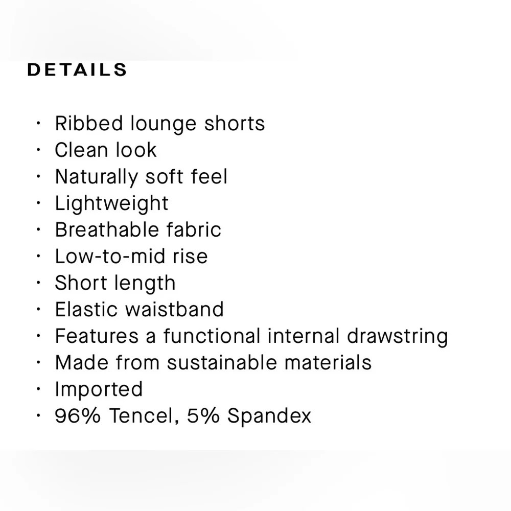 Bandier Wesley WSLY Loungewear Set: Hudson Henley Ribbed Tank + Short Soft Sage - Picture 7 of 8